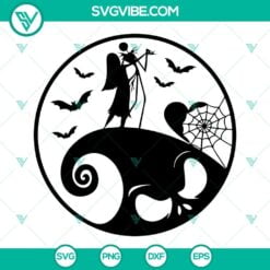 Halloween, Movies, SVG Files, Jack And Sally Nightmare Before Christmas Svg Png 4