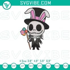 Easter Embroidery Designs, Embroidery Designs, Jack Skellington Bunny Easter 2