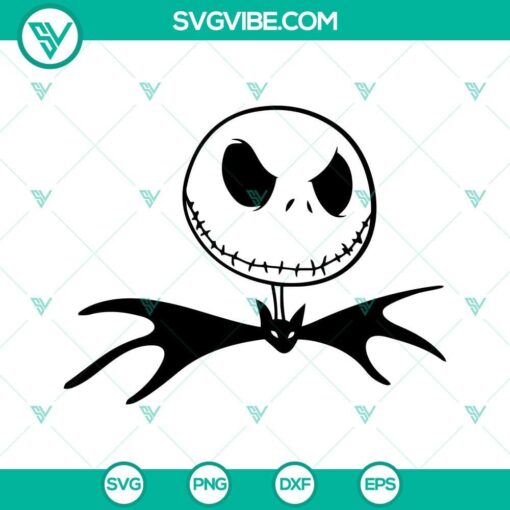 jack skellington nightmare before christmas svg png dxf eps cut files for cricut silhouette 7 mockup