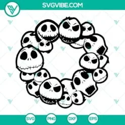 Halloween, SVG Files, Jack Skellington SVG Image, Mickey Head The Nightmare 4