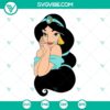 Jasmine and Aladdin princess clipart in SVG files for download. Perfect for Disney-themed projects.