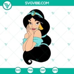 Disney, SVG Files, Jasmine SVG Image, Aladdin SVG Images, Jasmine Clipart, 13