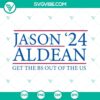 Jason Aldean country music SVG file featuring "Get The BS Out Of The US" design. Perfect for fans of country music.