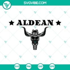 Musics, SVG Files, Jason Aldean Bullhead Svg, Western Svg, Cowboy Svg, Country 2