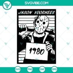 Halloween, SVG Files, Jason Voorhees Friday the 13th SVG Download, Halloween 13