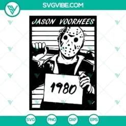 Halloween, SVG Files, Jason Voorhees Friday the 13th SVG Download, Halloween 2