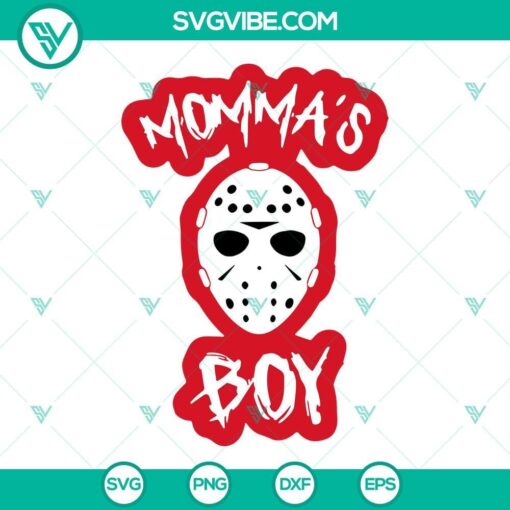 jason voorhees mama s boy svg jason svg momma s boy svg friday the 13th svg horror movie svg halloween svg 10 mockup