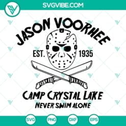 Halloween, SVG Files, Jason Voorhees SVG File, Friday the 13th SVG File, Horror 4