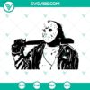 Jason Voorhees svg file with Friday the 13th and horror movie killers theme, perfect for Halloween crafts and projects.