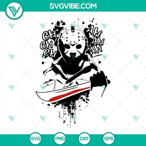 jason voorhees svg png dxf eps cricut 2 mockup