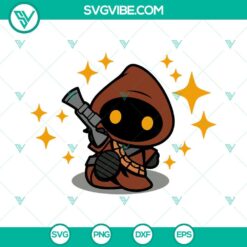 Movies, SVG Files, Jawa Star Wars SVG Image, Star Wars Movies SVG Image PNG DXF 5