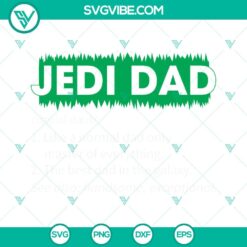 Fathers Day, SVG Files, Jedi Dad SVG Image, Jedi Master SVG Download, 2