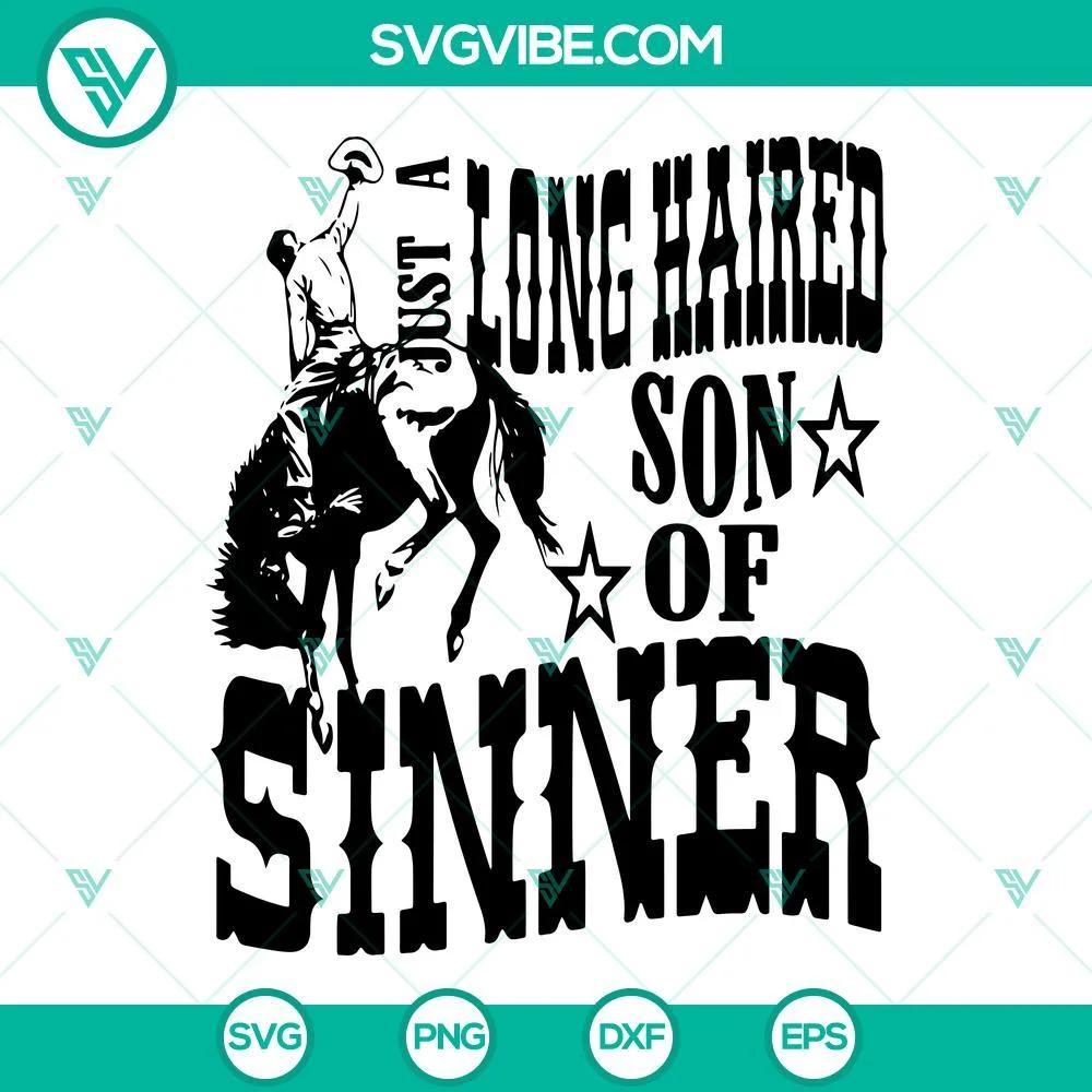 Musics, SVG Files, Jelly Roll SVG Images, Western Cowboy Country Music Just A 1