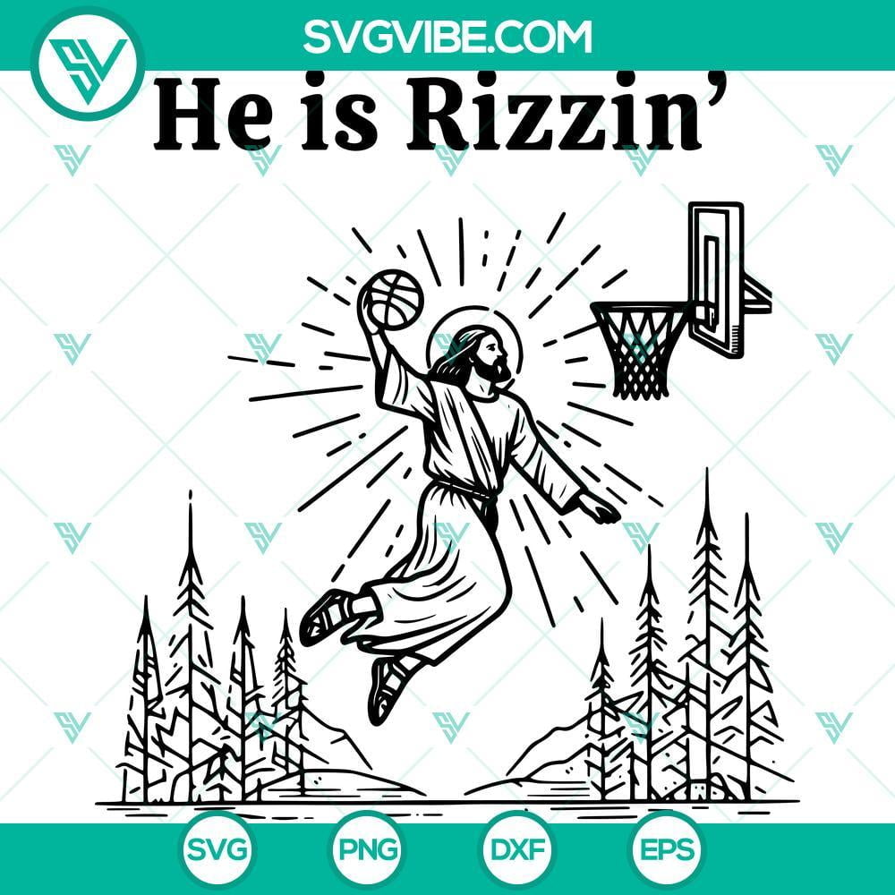 jesus-he-is-rizzin-svg-funny-easter-day-svg-jesus-basketball-svg-png-dxf-eps-cut-files-mockup.jpg Jesus He Is Rizzin SVG image with Funny Easter Day and Basketball design. Easter SVG PNG DXF EPS cut files for crafting.