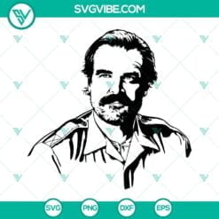 Movies, SVG Files, Jim Hopper Stranger Things SVG Images PNG DXF EPS Cut Files 2