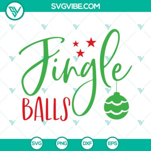 jingle balls tinsel tits svg christmas shirt svg chest nuts svg png dxf eps instant download 3 mockup