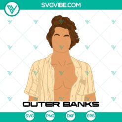 John B Outer Banks SVG Download, Pogue Life SVG Files, OBX SVG Files PNG DXF EPS