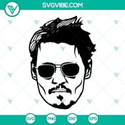 SVG Files, Trending, Johnny Depp SVG File PNG DXF EPS Cut Files Johnny Depp  1