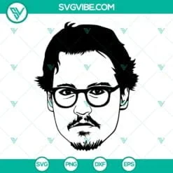 Movies, SVG Files, Johnny Depp Were You There SVG Download PNG DXF EPS Digital 3