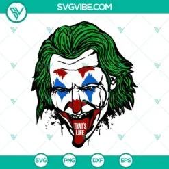 Movies, SVG Files, Joker SVG Files, Joaquin Phoenix Movies SVG Download PNG DXF 4