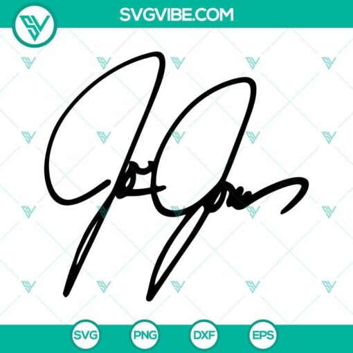 jonas brothers signature svg nick svg joe svg kevin jonas svg png dxf eps 4 mockup 1