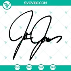 jonas brothers signature svg nick svg joe svg kevin jonas svg png dxf eps 4 mockup