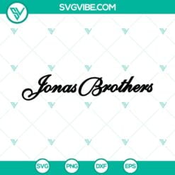 Musics, SVG Files, Jonas Brothers SVG Download, Five Albums One Night SVG 4