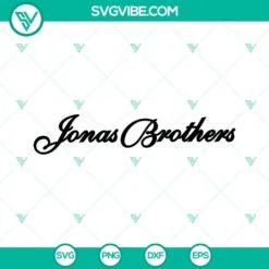 SVG Files, Trending, In My Jonas Brothers Era SVG Image, Jonas Brothers SVG 4