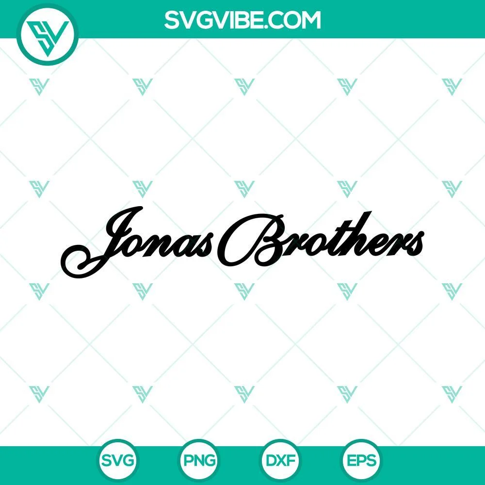 Musics, SVG Files, Jonas Brothers SVG Images Digital Download Jonas Brothers  1