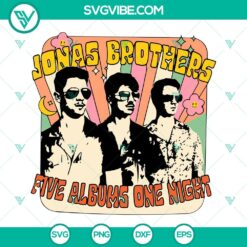 SVG Files, Trending, Jonas Brothers SVG Download Bundle, In My Jonas Brothers 5