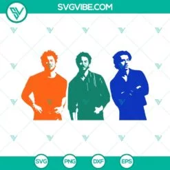 Musics, SVG Files, Jonas Brothers Cool SVG Download PNG EPS DXF Digital 3