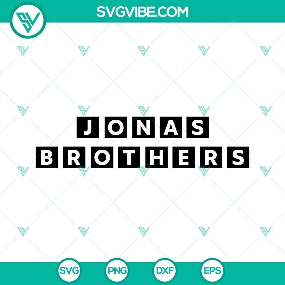 Musics, SVG Files, Jonas Brothers Waffle House Logo SVG Image, Music Band SVG 1