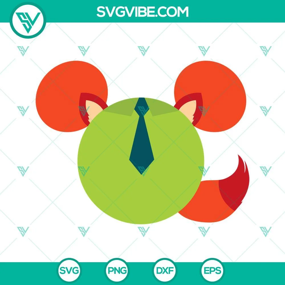 Disney, SVG Files, Judy Hopps And Nick Wilde Mouse Ears SVG Download, Mickey 2