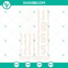 Juneteenth 1865 American Flag SVG bundle with African American themed designs for download. Great for crafts, shirts, and decor.