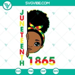 Juneteenth 1865 Black Kids SVG Files Bundle, Juneteenth 1865 SVG Images 2