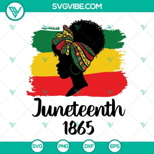 juneteenth 1865 black woman svg freedom day svg africa svg black history svg african american svg 5 mockup