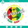 Juneteenth 1865 Blackity Black SVG with Juneteenth SVG Files celebration design for digital download.