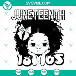 Juneteenth, SVG Files, Juneteenth 1865 Peekaboo Girl SVG Image, Juneteenth SVG 13