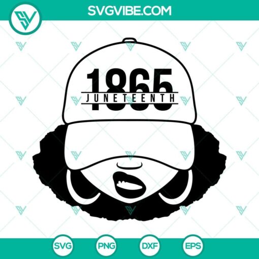 juneteenth afro girl 1865 svg black girl juneteenth 1865 svg juneteenth svg png dxf eps cricut silhouette 9 mockup