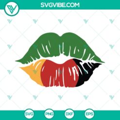 Juneteenth, SVG Files, Juneteenth Afro Lips SVG File, Black History Month SVG 13