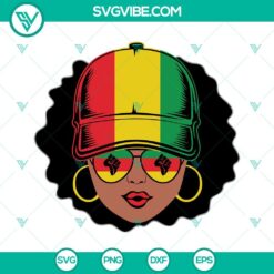 Juneteenth, SVG Files, Juneteenth Black Girl With Cap SVG Files, Juneteenth SVG 2