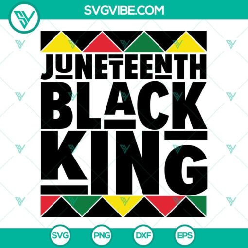 juneteenth black king svg juneteenth svg black king shirt svg png dxf eps 2 mockup