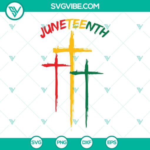 juneteenth cross svg christian black african jesus svg african american svg 6 mockup