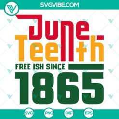 Juneteenth, SVG Files, Juneteenth 1865 Vector Art, Black Heritage 3