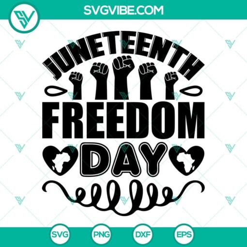 juneteenth freedom day fist hand svg 1865 juneteenth svg black power svg black history svg png dxf eps 9 mockup