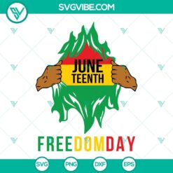 Juneteenth, SVG Files, Juneteenth Black King SVG File, Juneteenth Is My 3