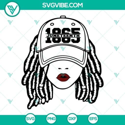 juneteenth girl locs hair 1865 svg juneteenth svg juneteenth girl svg png dxf eps cricut 5 mockup