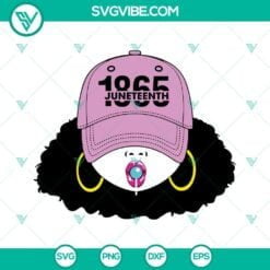 Juneteenth, SVG Files, Juneteenth Girl SVG Image, 1865 Juneteenth SVG Files, 19