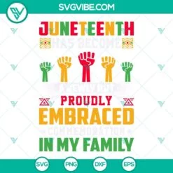 Juneteenth, SVG Files, Juneteenth Has Become A Newly But Proudly Embraced 2