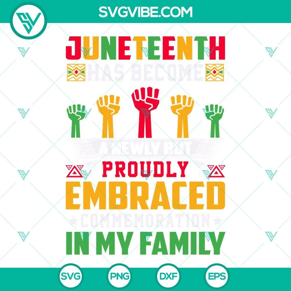 Juneteenth, SVG Files, Juneteenth Has Become A Newly But Proudly Embraced 1